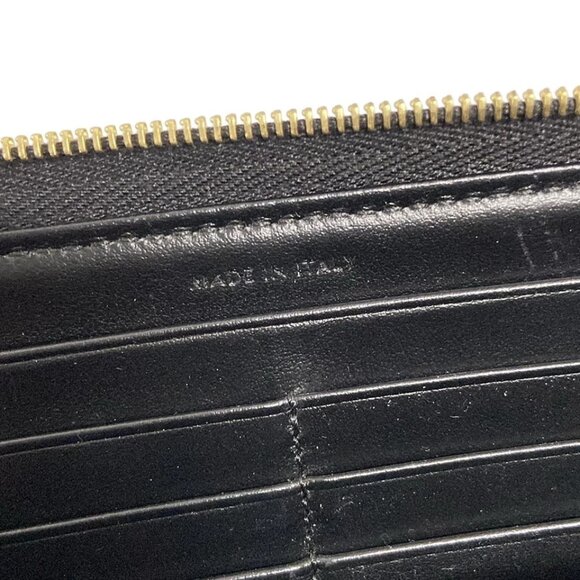 CELINE Triomphe - Dark Brown Brown PVC Long Wallet 585-071325 - Picture 5 of 6